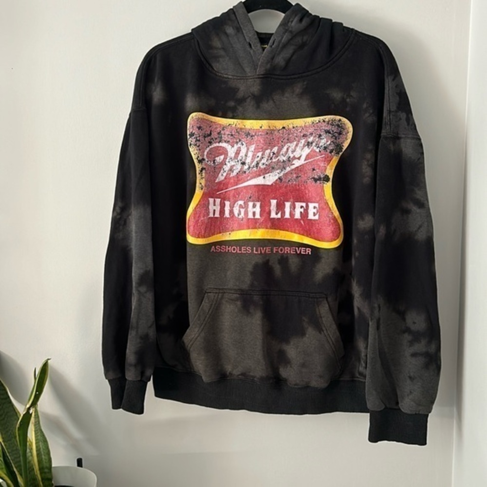 Unisex sweater funny assholes live forever brand